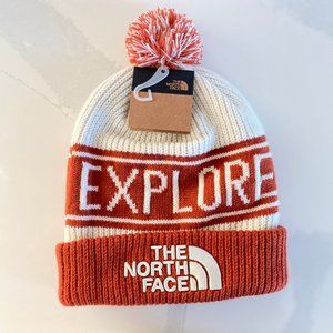 NWT - The North Face Beanie w/ Pom Retro Style OS